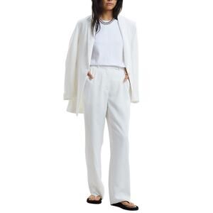 The Frankie Shop Tailored Cream Isla Trousers Size L